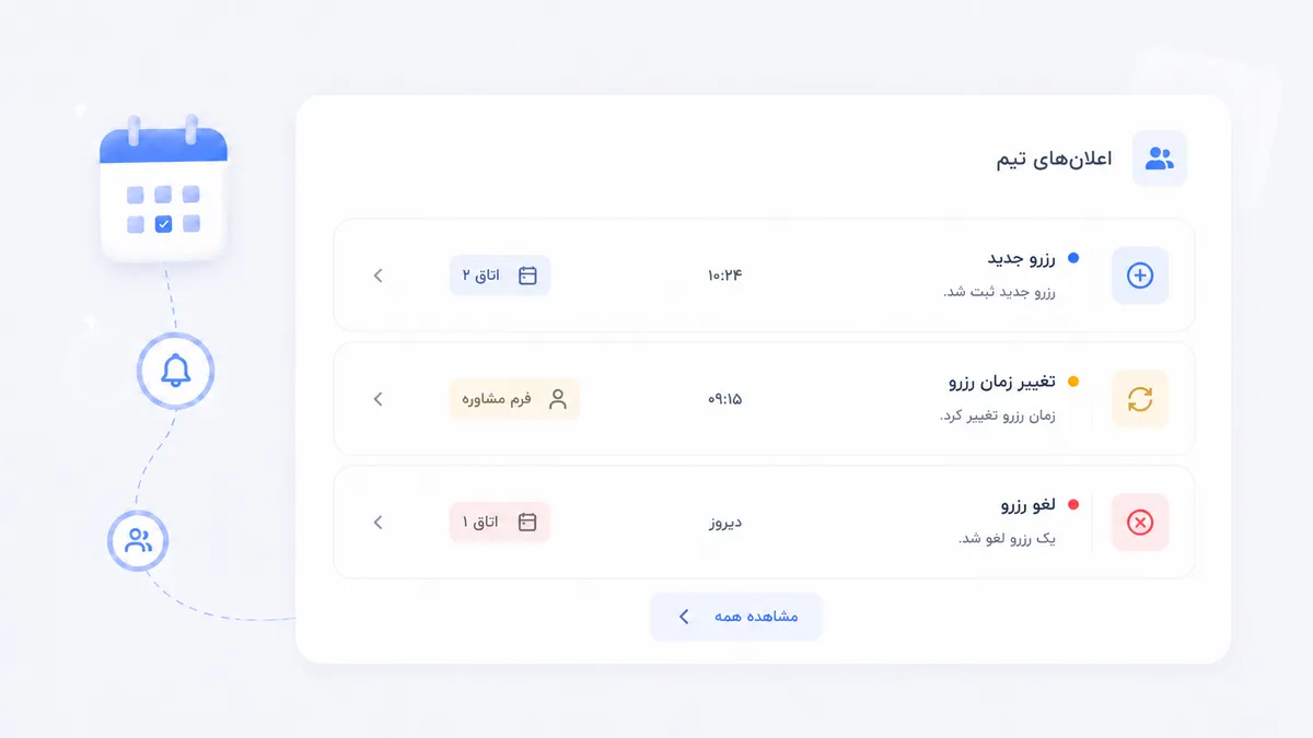 اعلان خودکار مشتری