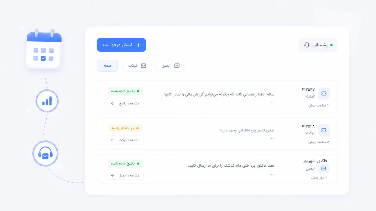 پشتیبانی تخصصی